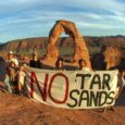 “This area should be known for the iconic beauty that draws travels from around the world, not for introducing one of the worst forms of energy to the United States,” said Juliana Williams, one of the organizers for the event. “We refuse to sit idly by as the State of Utah and Earth Energy Resources trade away our future.”